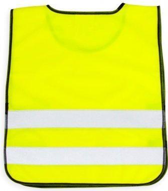 kamizelka odblaskowa z rzepami i gumka nr203kid zolta stop 1